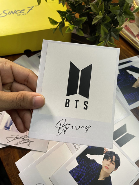 BTS Lomo Cards Pack of 8 Premium Autograph Photocards (4x4.83