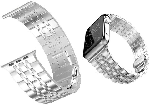 REALCASE Strap Band Compatible for Apple Watch Series 42mm 44mm SE Series  6/5/4/3/2/1 for Women Men,Stainless Steel Band for iWatch Cowboy