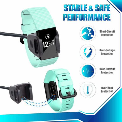 housemate Fitbit Charge Charger, Replacement USB Charging Cable