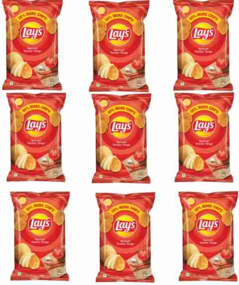 Lay's Red chips (pack of 9) Red Chips Price in India - Buy Lay's