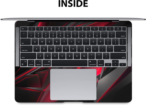 Skin Adhésif Cuir Chesterfield Noir Pour MacBook Pro 13 Retina Touch