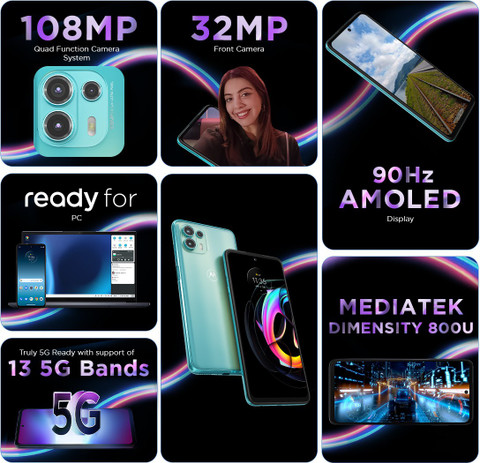 MOTOROLA Edge 20 Fusion 5G (128 GB Storage, 6 GB RAM) Online at