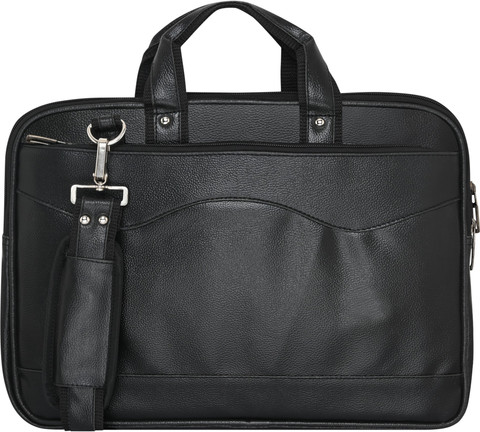 Pramadda Pure Luxury Black Shoulder Bag Classic Vegan Leather 16