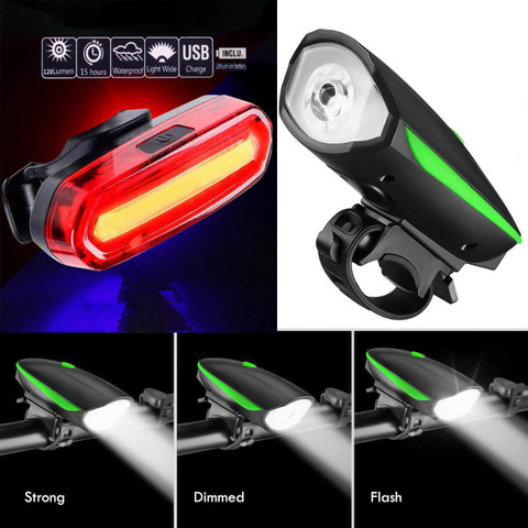 NSV Rechargeable Cycle Horn with Light with Rechargeable (Blue - Main Image