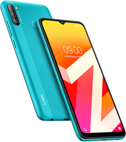 LAVA Z6 (Aqua Blue, 128 GB)
