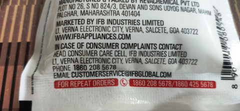 IFB Genuine HSR Descal 10x100gms Detergent Powder Price in India - Buy ...