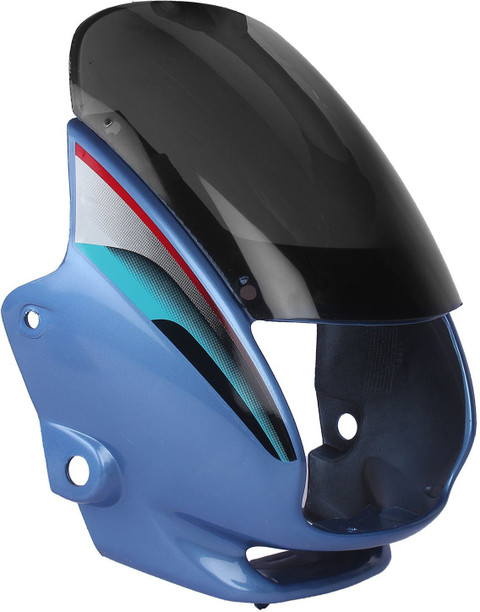 ARPIT ENTREPRISE Headlight Visor for Super Splendor OM (Sky Blue