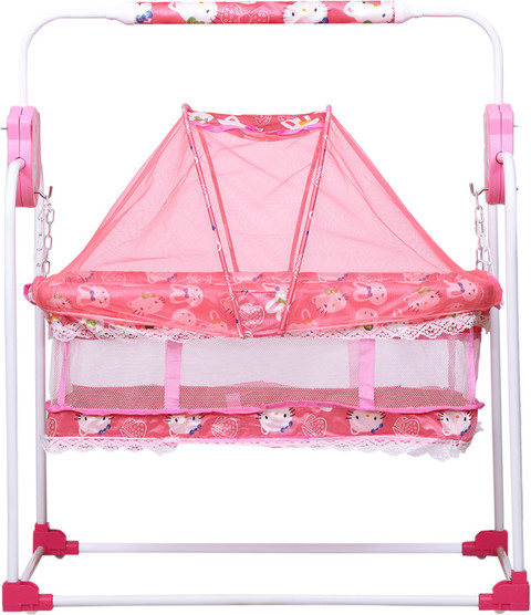 FLIPZON New Born Baby Cradle, Baby Swing, Baby jhula, Baby Bedding