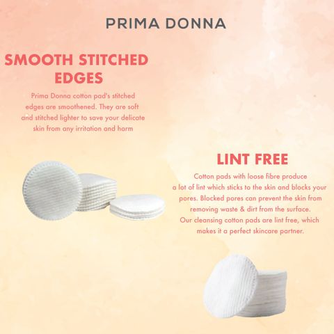Prima Donna 300 Round Facial Cotton pads, Made from 100% Pure Cotton, Chemical Free. Best for Applying & Removing Makeup, Cleaning Skin (300 Units) - Image 6