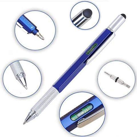 Vinayakart Ballpoint Pen Ruler Level Screwdriver Flathead Bit