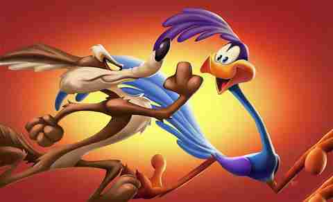 Tv Show Looney Tunes Road Runner Wile E Coyote Matte Finish Poster