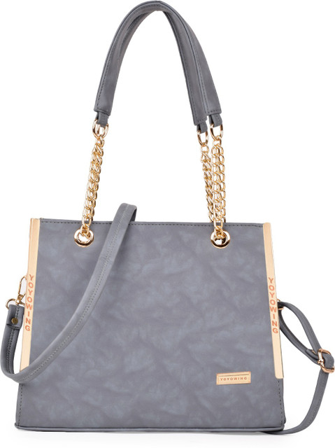 Buy YOYOWING Women Grey Handbag Grey Online Best Price in India