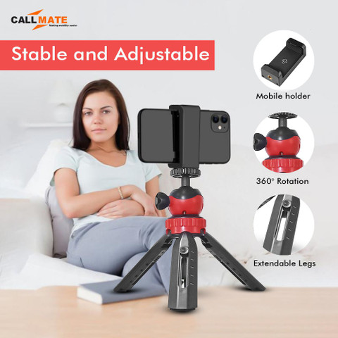 Callmate L-1 Portable Flexible Mini Tripod With 360 Degree