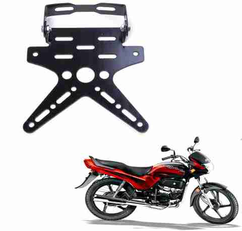 RWT Tail Tidy Number Plate Holder/License Plate Holder Bracket For Hero  Passion Plus Bike Number Plate