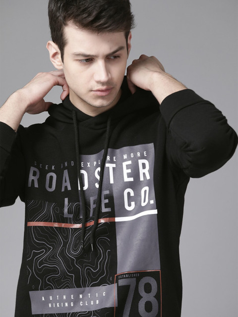 Roadster Full Sleeve Printed Men Sweatshirt