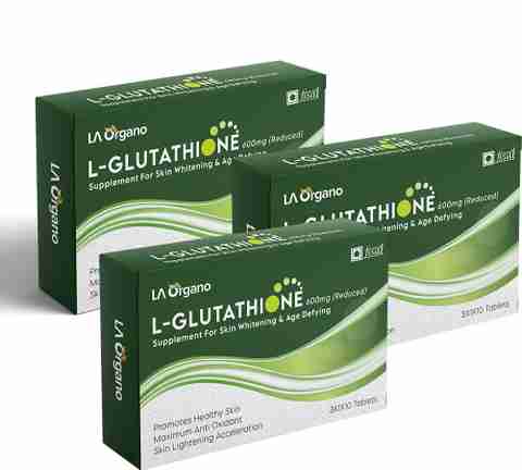 LA Organo L-Glutathione 600mg Reduced with Vitamin C Supplement for Skin Whitening Pack of 3 Price in India - Buy LA Organo L-Glutathione 600mg Reduced with Vitamin C Supplement for Skin Whitening LA Organo L-Glutathione 600mg Reduced with Vitamin C Supplement for Skin Whitening Pack of 3 Price in India - Buy LA Organo L-Glutathione 600mg Reduced with Vitamin C Supplement for Skin Whitening