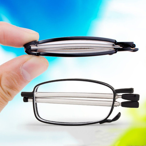 elite eyewear Folding Rectangle Reading Glasses