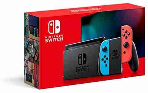 Nintendo Switch Switch rite NINTENDO Switch with Neon Red & Neon Blue bundled With X