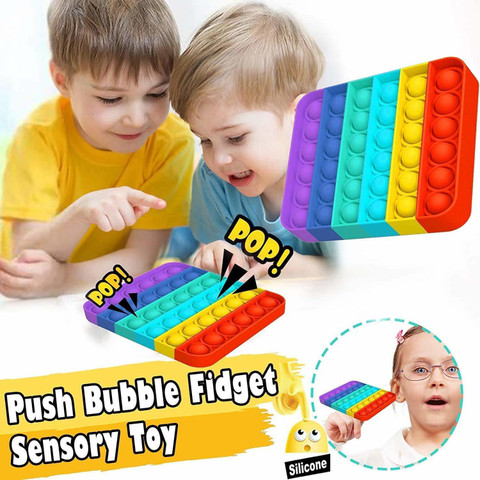 Aganta Pop It Square Pop It Puppet Toys for Kids Poppet for Kids - Main Image