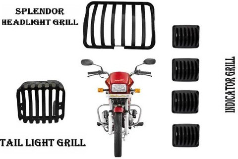 ACCESSOREEZ Plastic Combo Headlight Grill indicator Grill Tail