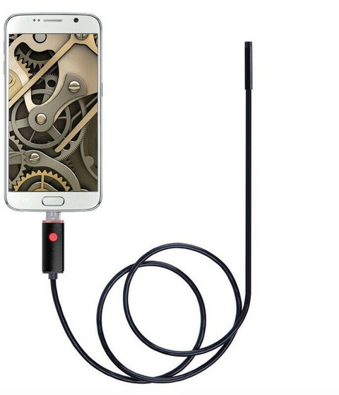 AVOIHS Endoscope Mini Camera Snake Tube mm Lens USB Waterproof  Inspection LED Borescope camera with 5m wire for Android Phone PC  Notebook Wire