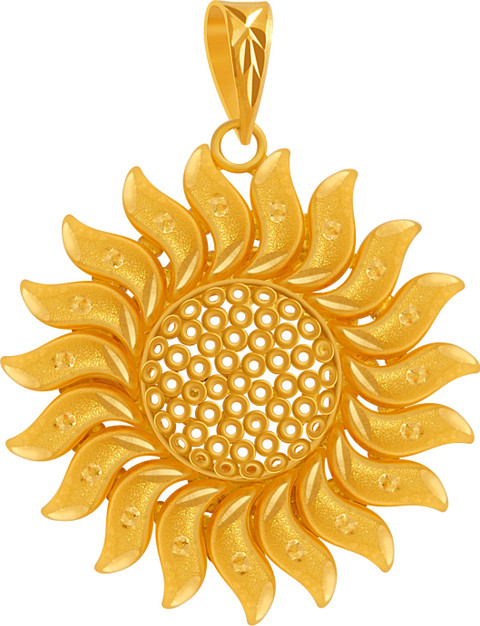 PC Chandra Jewellers Vintage 22kt Yellow Gold Pendant Price in