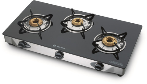 BAJAJ Majesty CGX3 Eco Glass Manual Gas Stove Price in India Buy