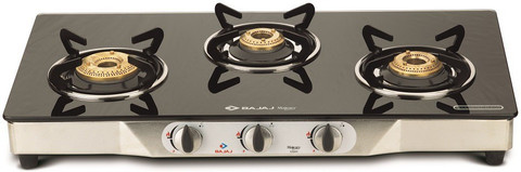 BAJAJ Majesty CGX3 Eco Glass Manual Gas Stove Price in India Buy