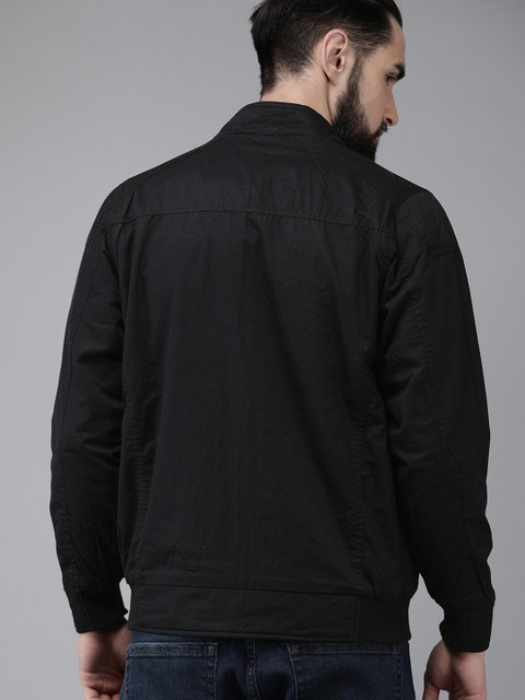 Roadster Full Sleeve Solid Men Jacket - Buy Roadster Full
