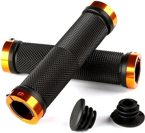 PEDFIT Mountain Bike cycle Handlebar Grips Soft Rubber Anti-slip Handle  Grip Lock Bar End Bicycle Handle Grip