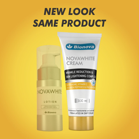 nova glutathione Bionova Novawhite Glutathione Cream for Glowing Skin Wrinkle Reduction Complex for Men and Women- Suitable For all Skin types, 100ml