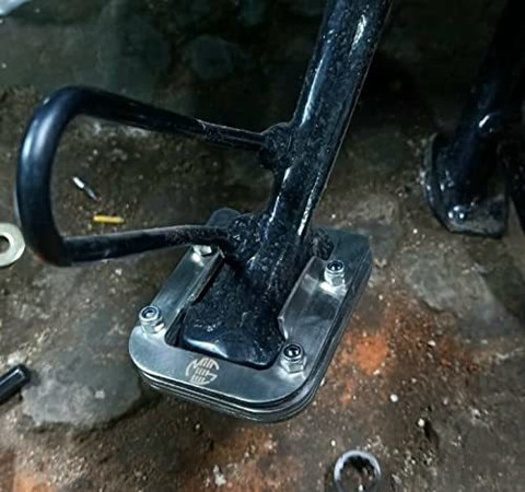 OBEROI'S TRADERS Royal Enfield Interceptor 650/ Continental GT 650  Stainless Steel Side Stand Extender Bike Crash Guard