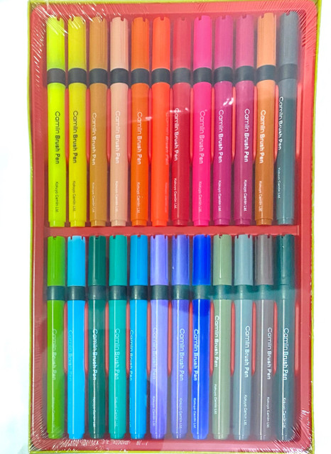 Camlin Brush pen 24 shades