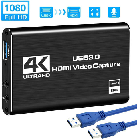 VOOCME Game Capture Card, Capture Card with HDMI Compatible for