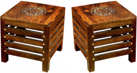 Smarts collection Wooden Stools for Living Room, Sitting Chair for