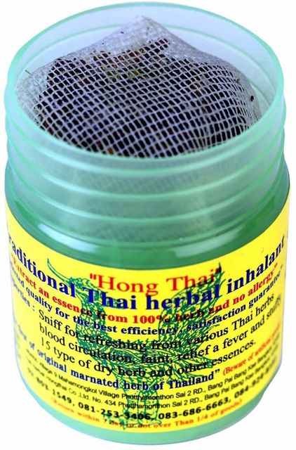Hong Thai BRAND COMPOUND HERB IMPORTED INHALER FROM THAILAND-40 GRAM ...