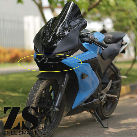 Qiisx Winglet for Yamaha R15 V3 (Black) Bike Fairing Kit Price in
