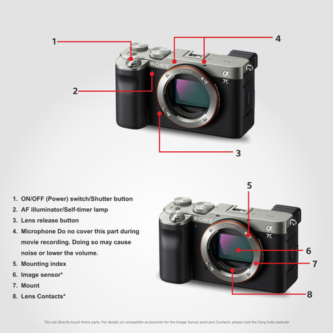 SONY Alpha ILCE-7C Full Frame Mirrorless Camera Body Featuring Eye