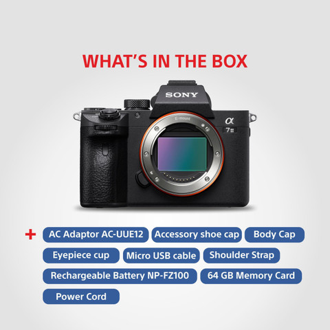 SONY Alpha ILCE-7M3 Full Frame Mirrorless Camera Body Only