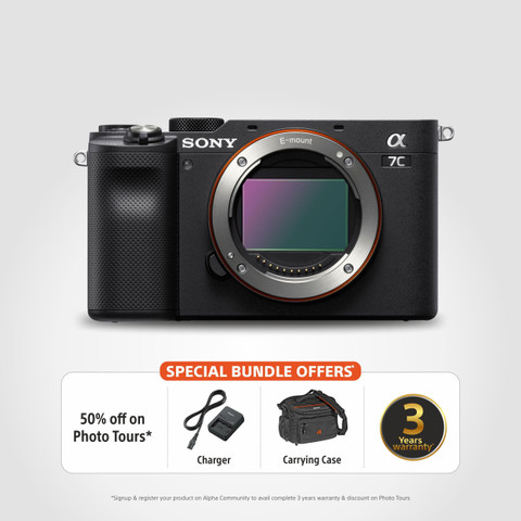 SONY Alpha ILCE-7C Full Frame Mirrorless Camera Body Featuring Eye