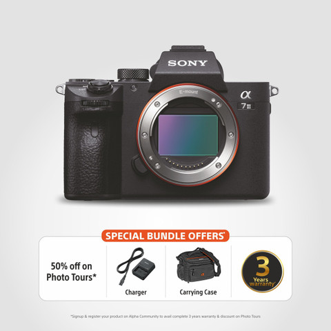 SONY Alpha ILCE-7M3 Full Frame Mirrorless Camera Body Only Featuring Eye AF  and 4K movie recording