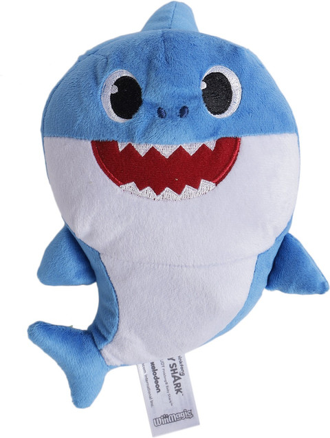 Daddy Shark Plush Blue Baby Shark Toy WowWee Cute Baby Shark Plush