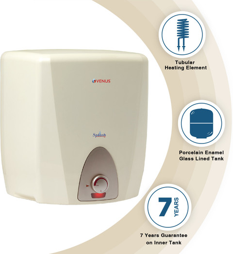 Venus 06-gl-splash L Storage Water Geyser