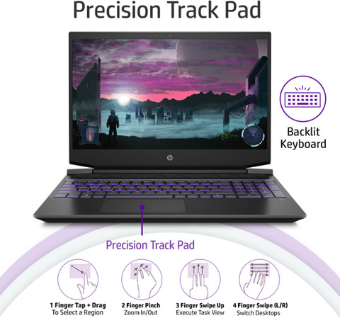 HP Pavilion AMD Ryzen Hexa Core AMD R5-5600H (8 GB/512 GB SSD - Main Image