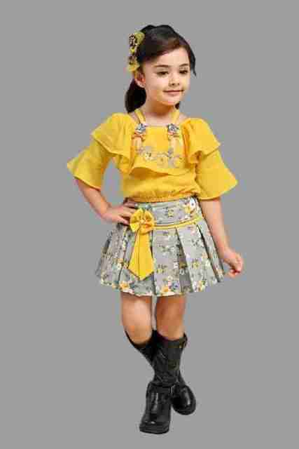 cutie girl Baby Girls Casual Top Skirt