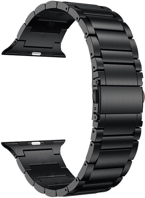 Viraan Compatible for Apple Watch Band 44mm 42mm, Solid Stainless Steel  Metal Link Bracelet Bands Replacement for iWatch Strap Compatible for Apple 