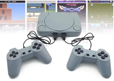 TV Video Game Console for Two Players with 2 Controllers, Black - Image 3
