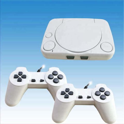 TV Video Game Console for Two Players with 2 Controllers, Black - Image 6