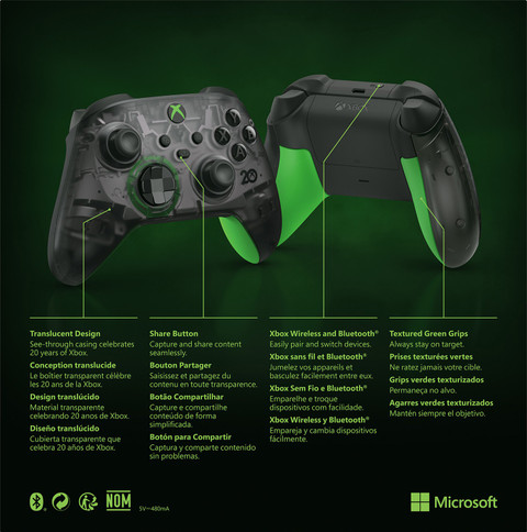 MICROSOFT Xbox Wireless Controller – 20th Anniversary Special