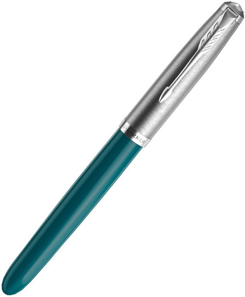 PARKER 51 TEAL BLUE RESIN CT FOUNTAIN PEN – FINE NIB Fountain Pen